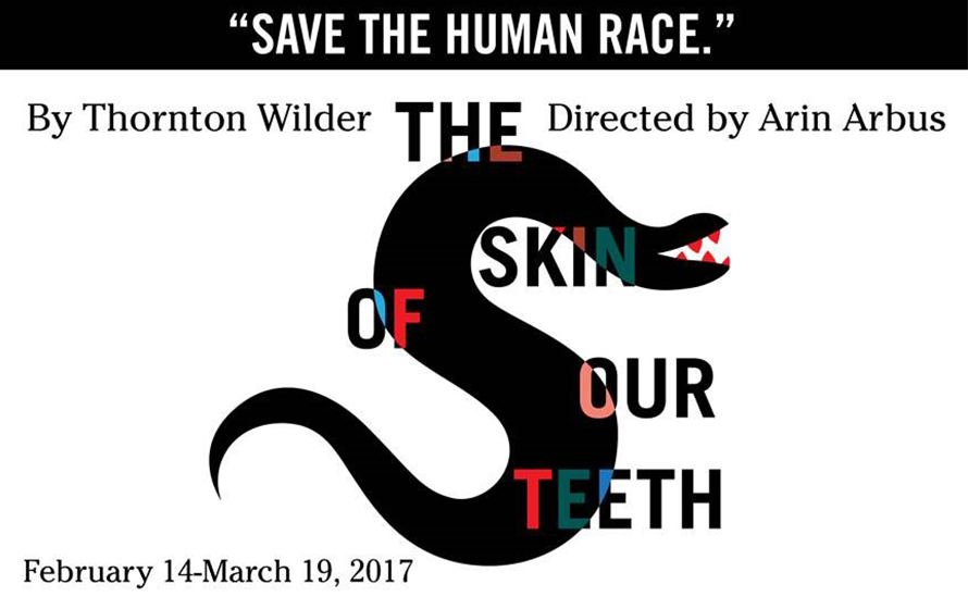 The skin of our teeth poster