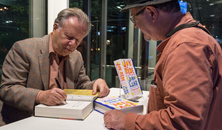 John Lahr. Book launch for JOY RIDE. Photo by Peter Baiamonte.
