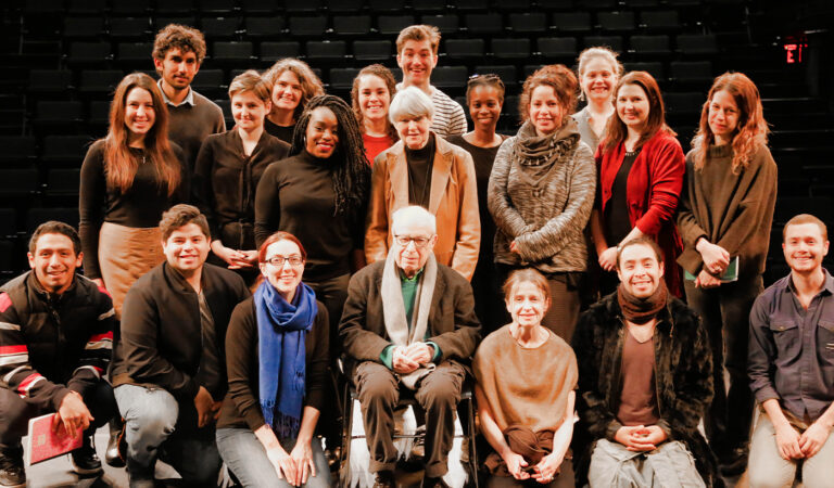 Peter Brook Young Directors Workshop, 2018. Photo by Elena Olivo.